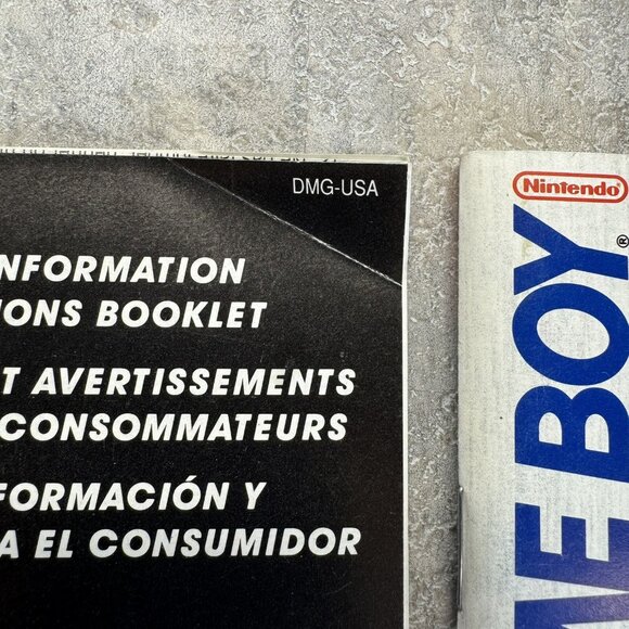 Game Boy Owners Manual DMG-GB-CAN-4 English French Information Precautions - Picture 2 of 5